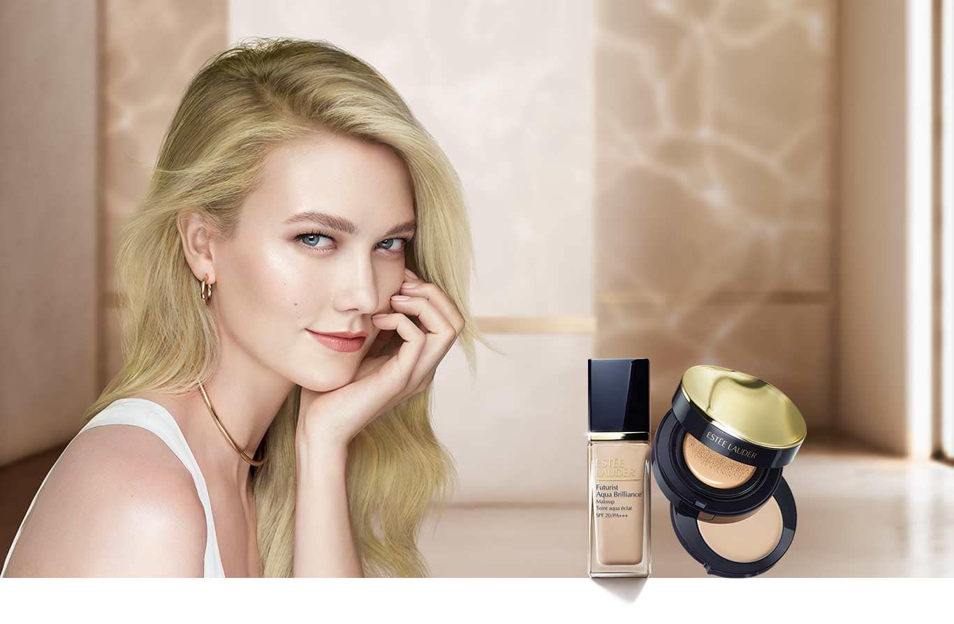 Estee Lauder Futurist Aqua Brilliance Makeup www.beautyalmanac.com